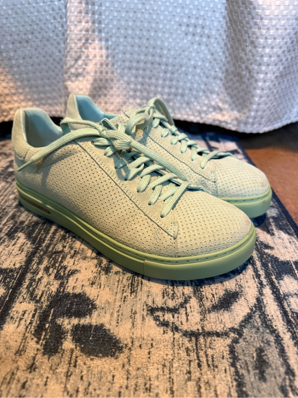 Birkenstock Mint Green Low-Top Sneakers